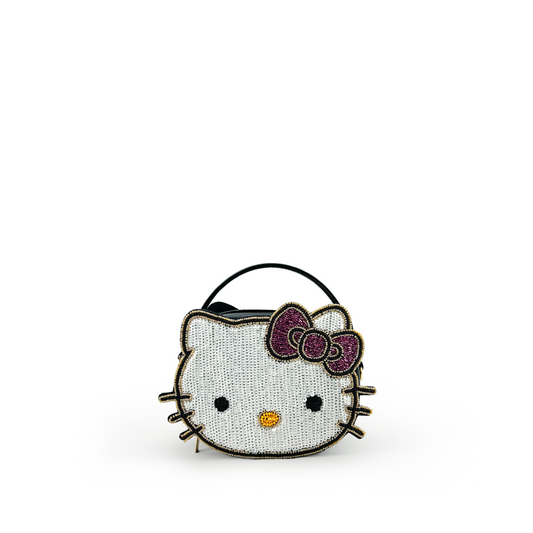 Kitty embroidered mini handbag
