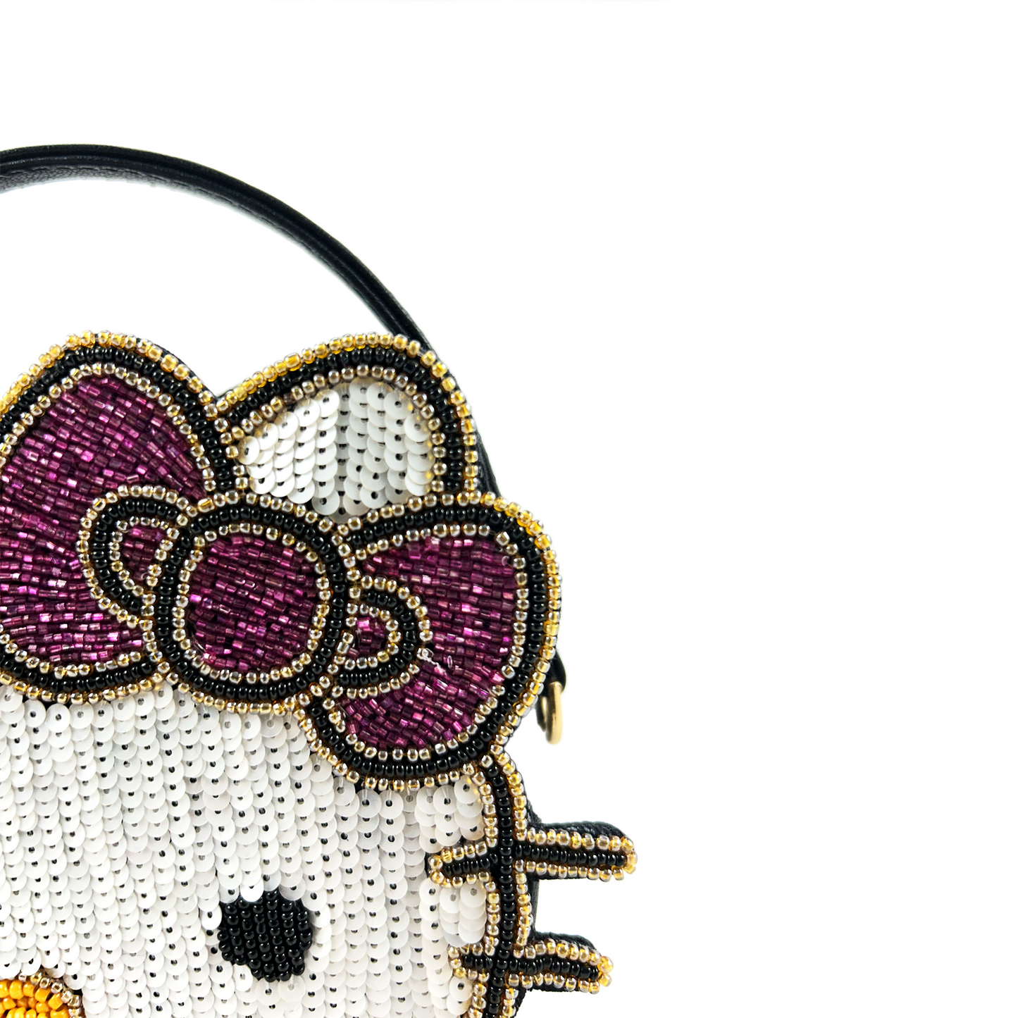 Kitty embroidered mini handbag