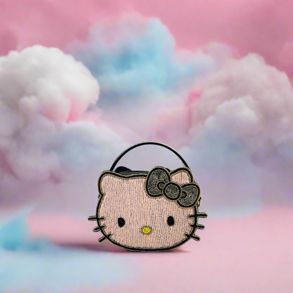 Kitty embroidered mini handbag