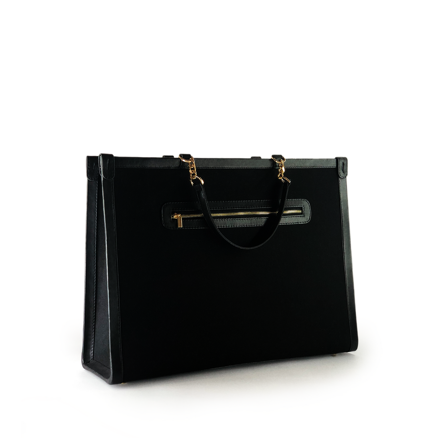 Saine embroidered canvas tote