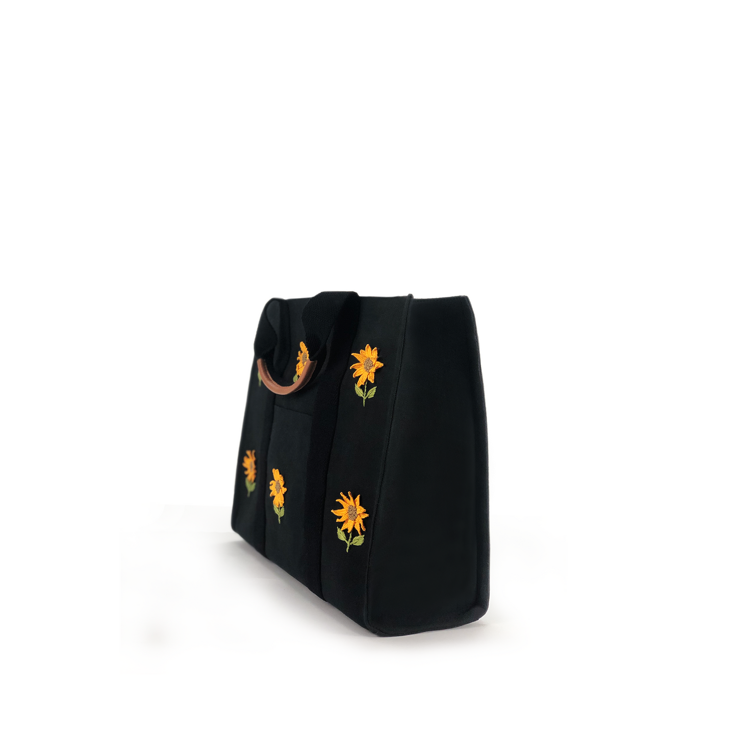 Canvas embroidered tote