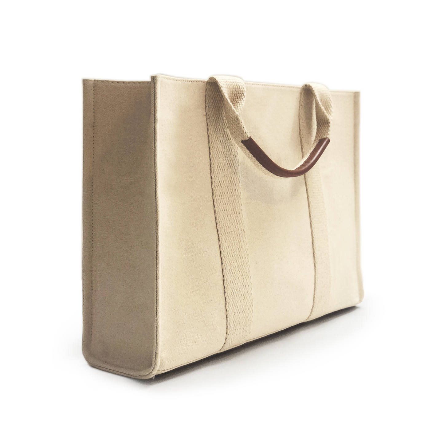Canvas embroidered tote