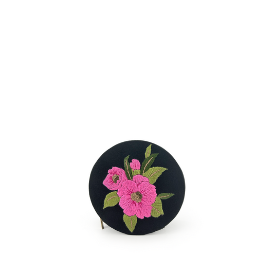 Bubble embroidered sling bag