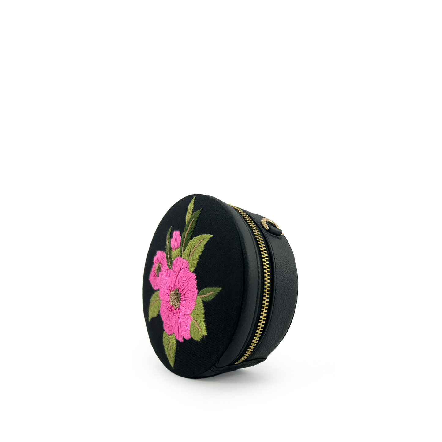 Bubble embroidered sling bag