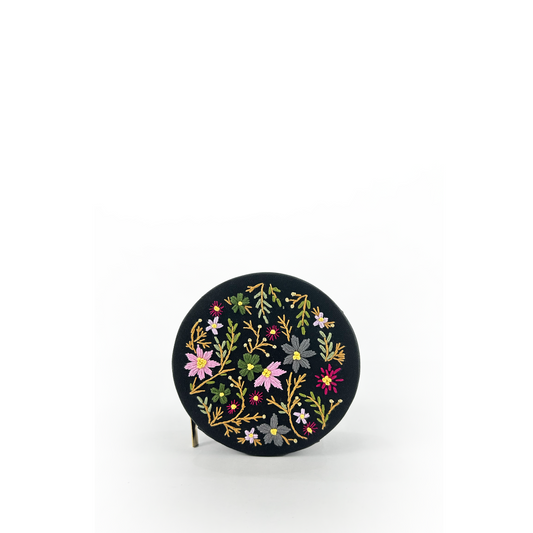 Bubble embroidered sling bag