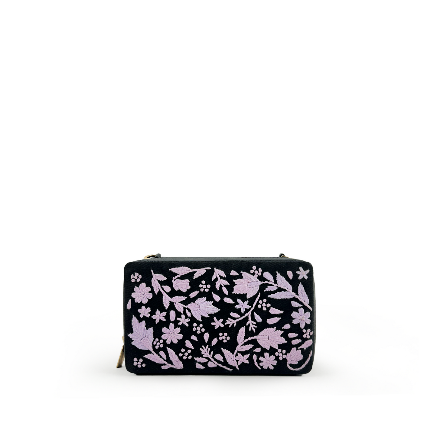 Bubble embroidered sling bag