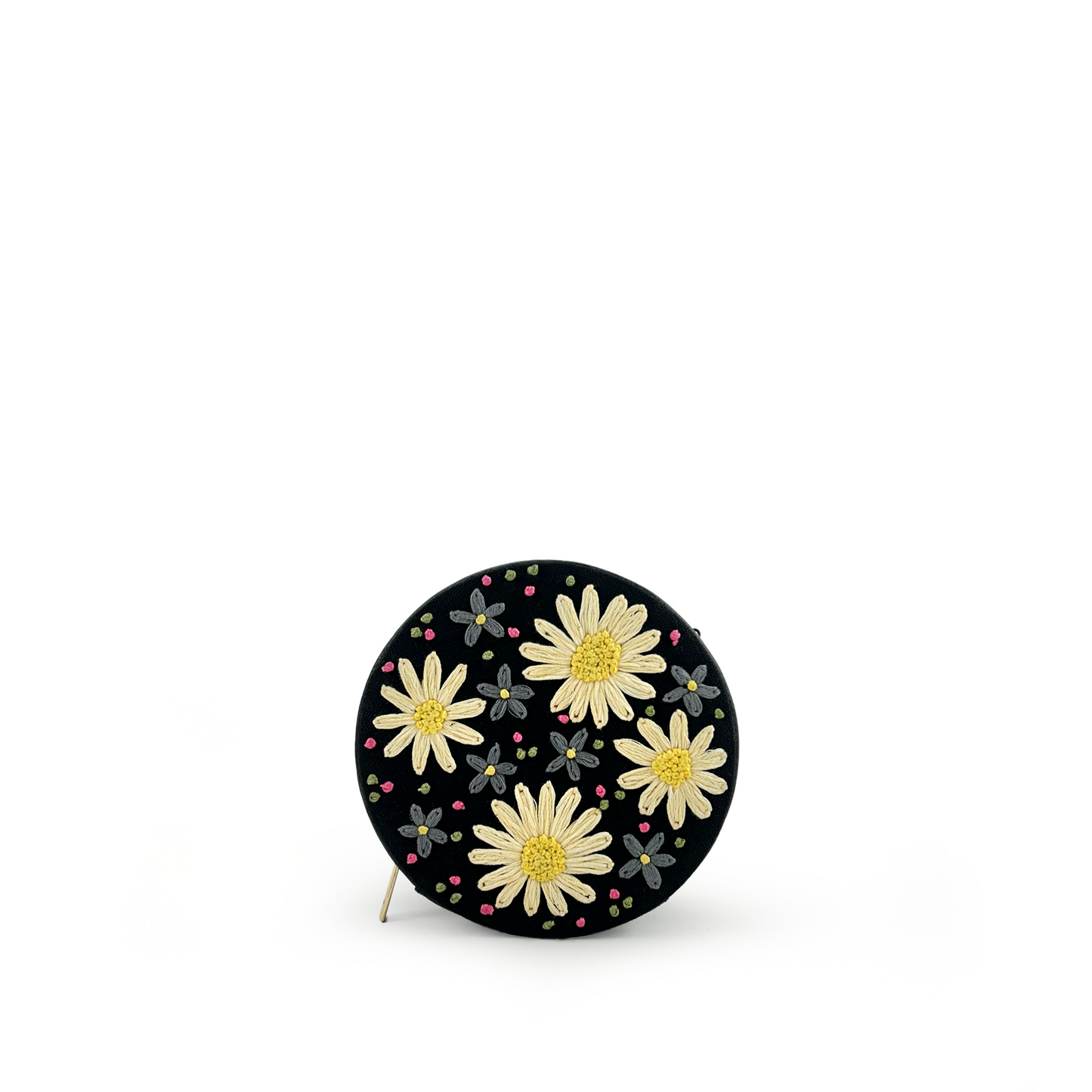 Bubble embroidered sling bag