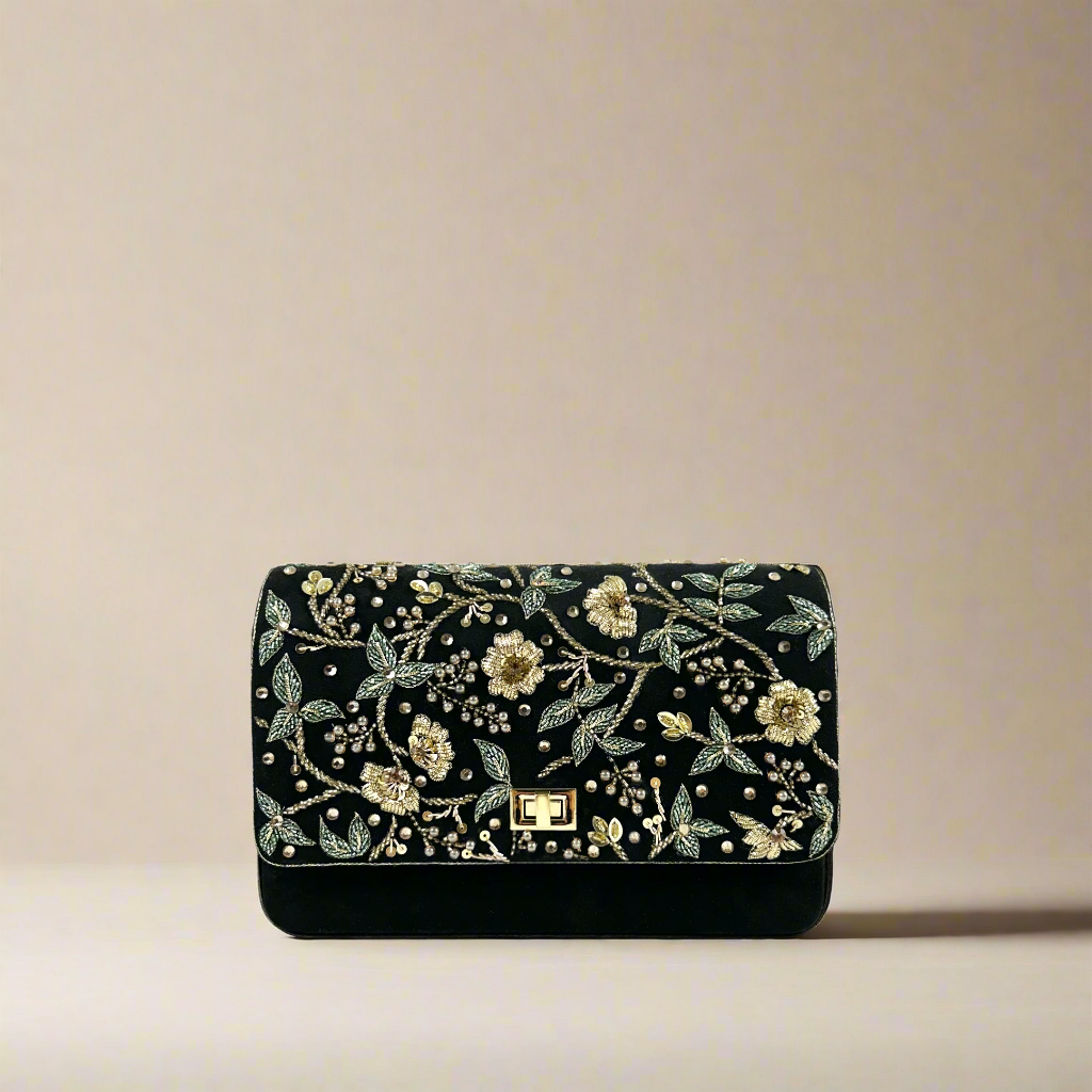 Celeste embroidered handbag
