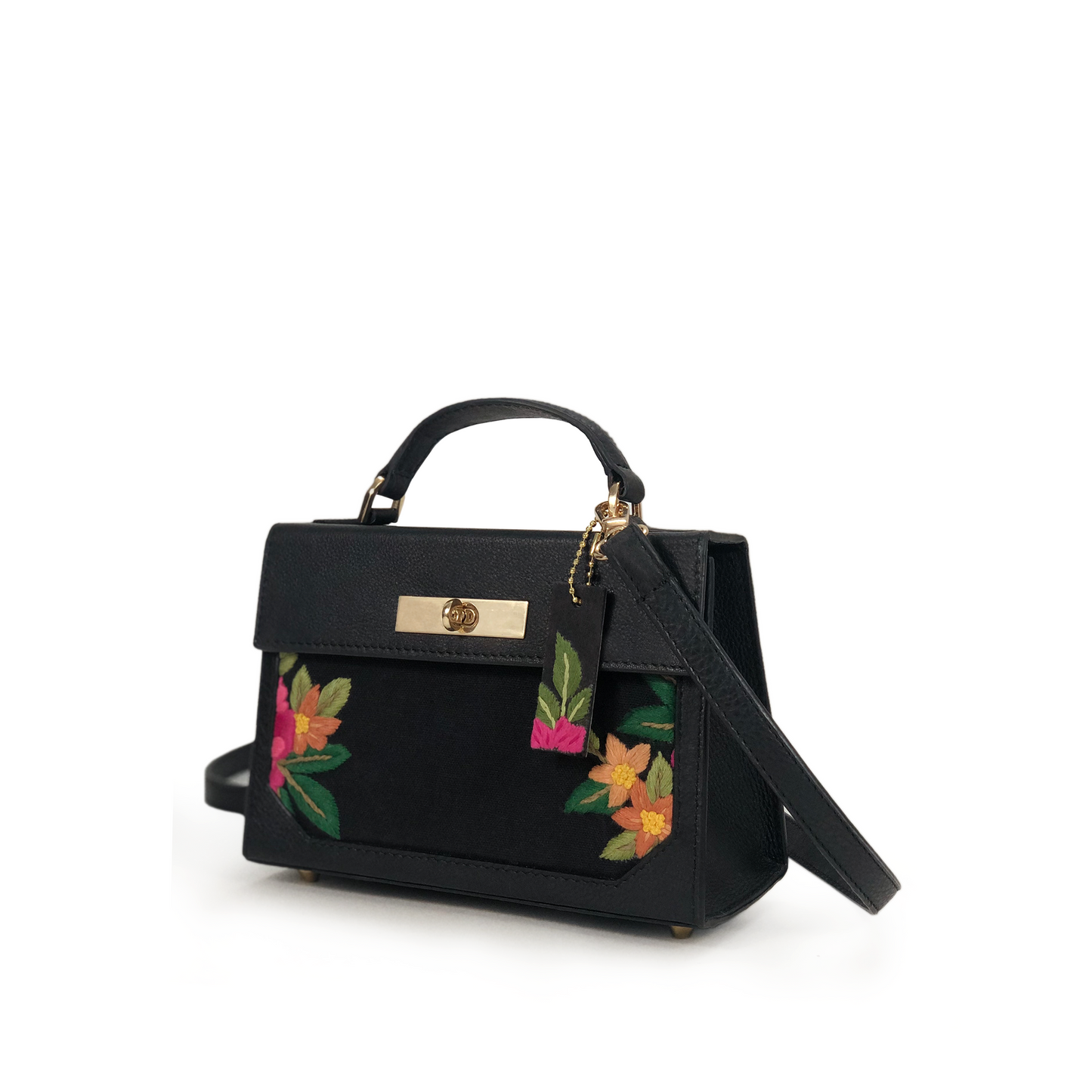 Iris mini embroidered handbag