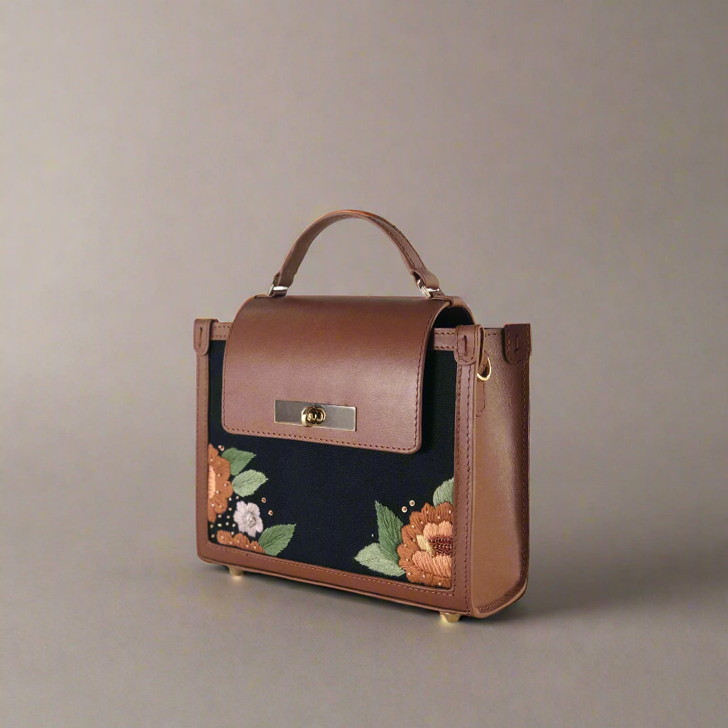 Iris Candy mini embroidered handbag