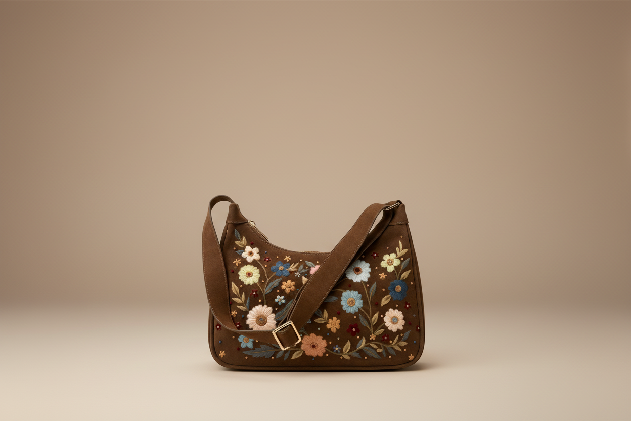 Wildflower meadow shoulder bag