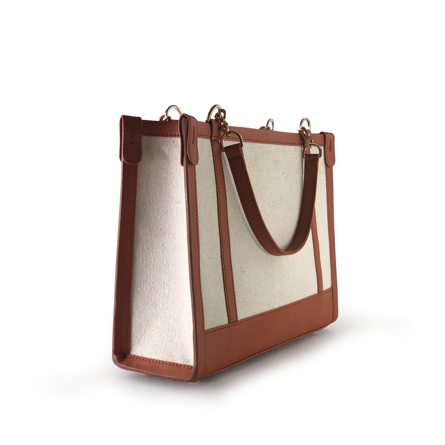 Saine embroidered canvas tote