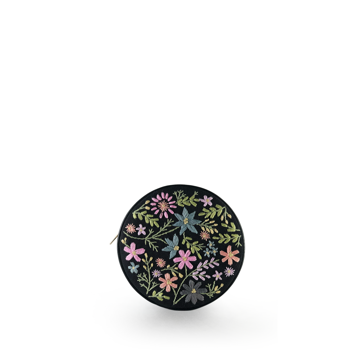 Bubble embroidered sling bag