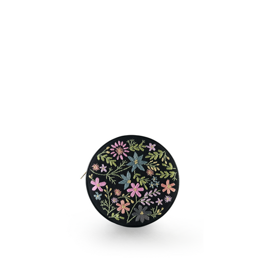 Bubble embroidered sling bag