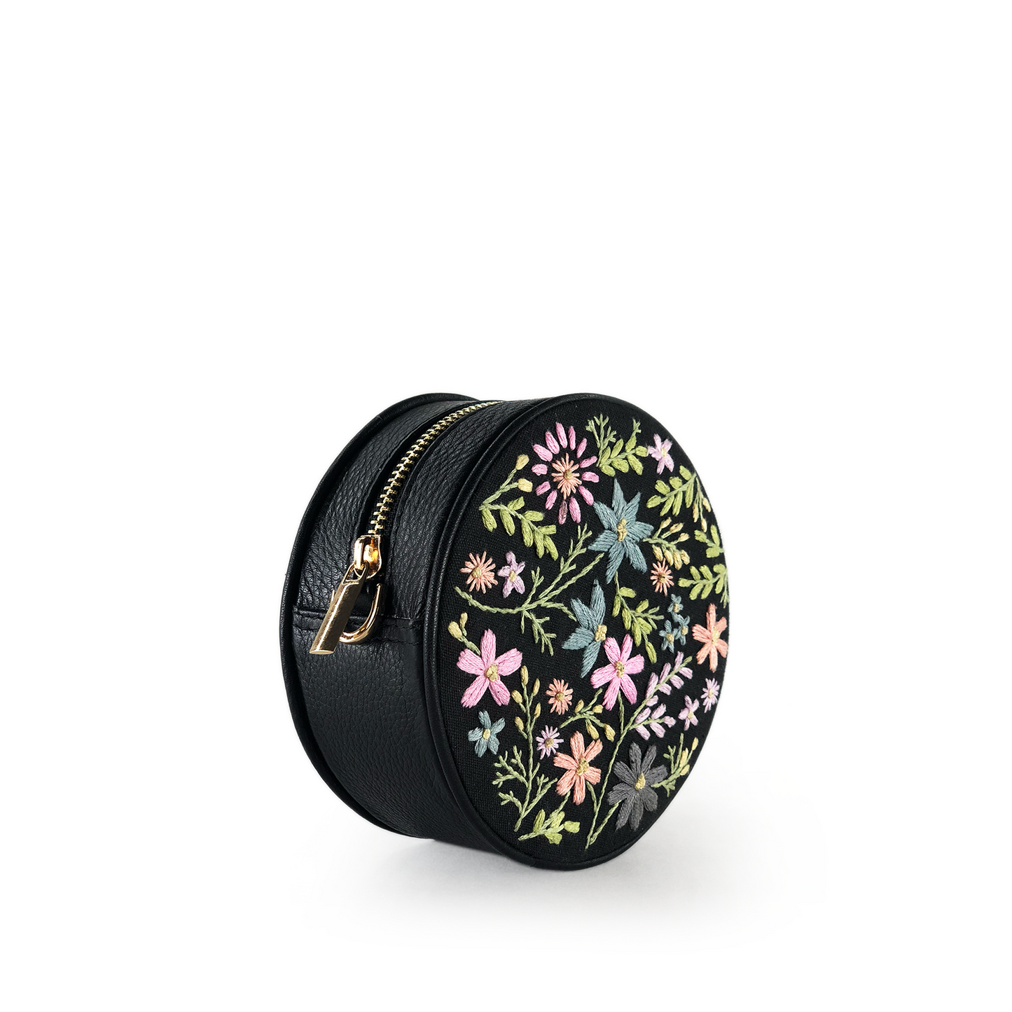 Bubble embroidered sling bag