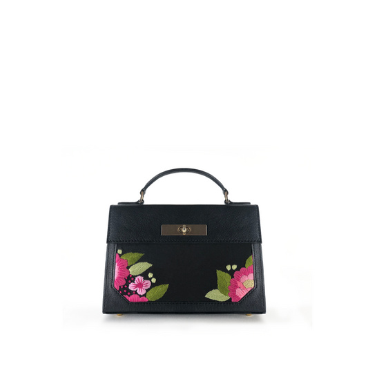 Iris mini embroidered handbag