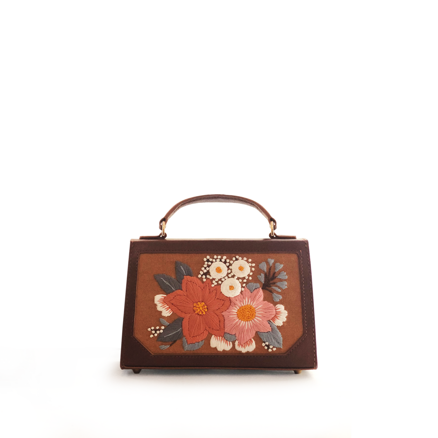 Iris mini embroidered handbag