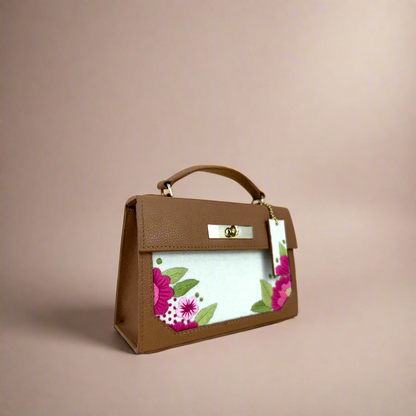 Iris mini embroidered handbag