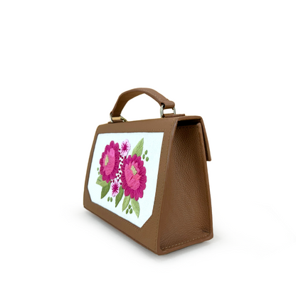 Iris mini embroidered handbag