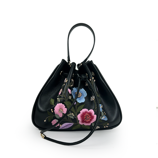 Wildflower meadow bucket bag