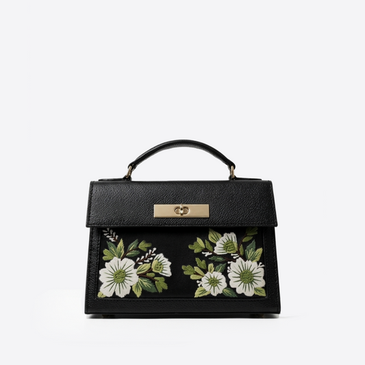 Iris mini embroidered handbag