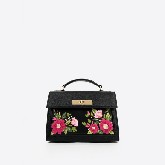 Iris mini embroidered handbag
