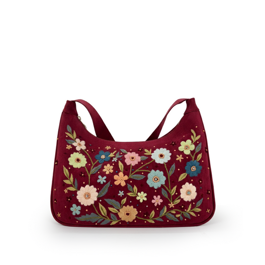 Wildflower meadow bucket bag