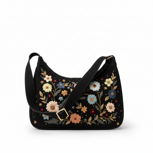 Wildflower meadow shoulder bag
