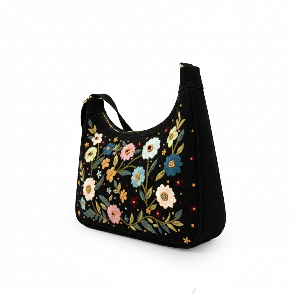 Wildflower meadow shoulder bag