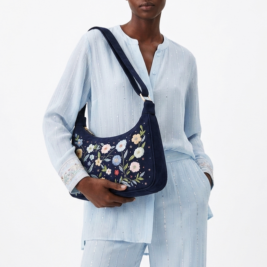 Wildflower meadow shoulder bag