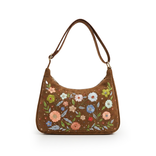 Wildflower meadow shoulder bag