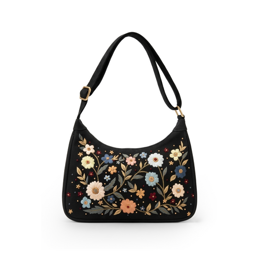 Wildflower meadow shoulder bag