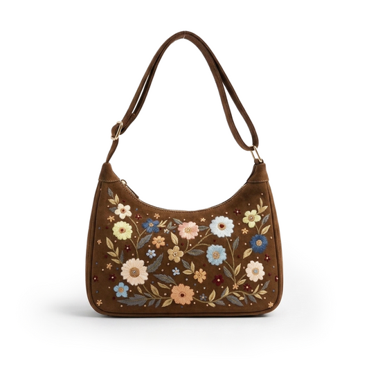 Wildflower meadow shoulder bag