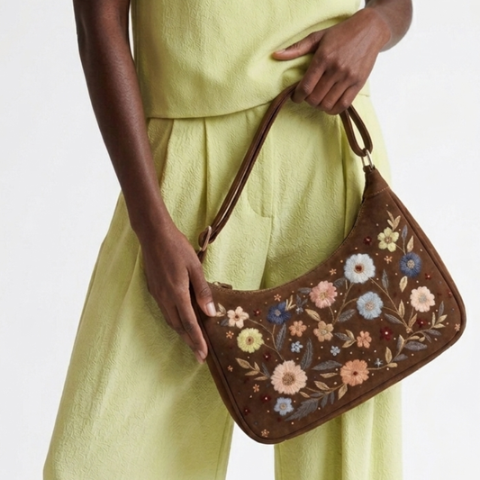 Wildflower meadow shoulder bag