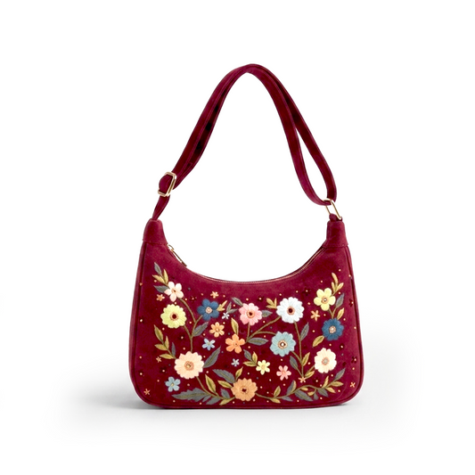Wildflower meadow shoulder bag