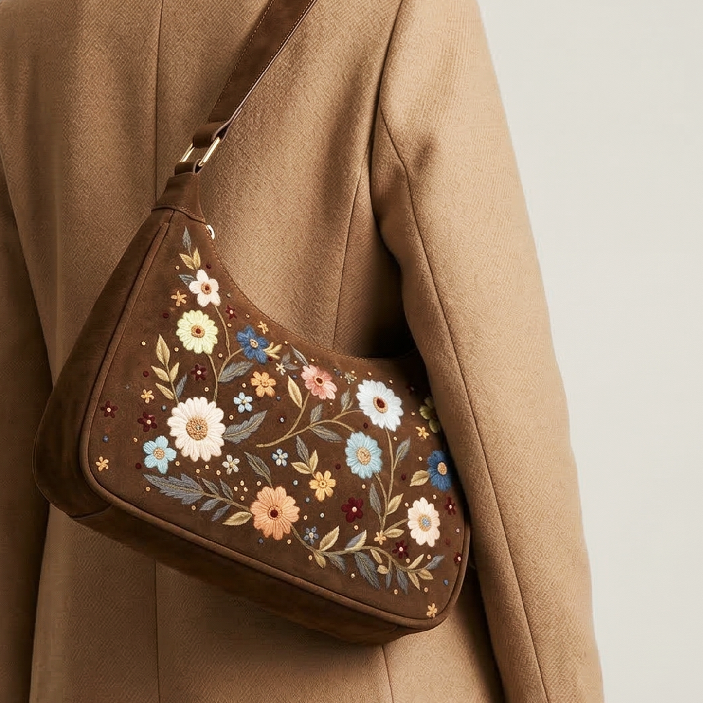 Wildflower meadow shoulder bag